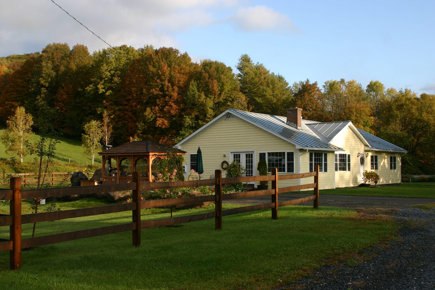 Dana Road House in summer
