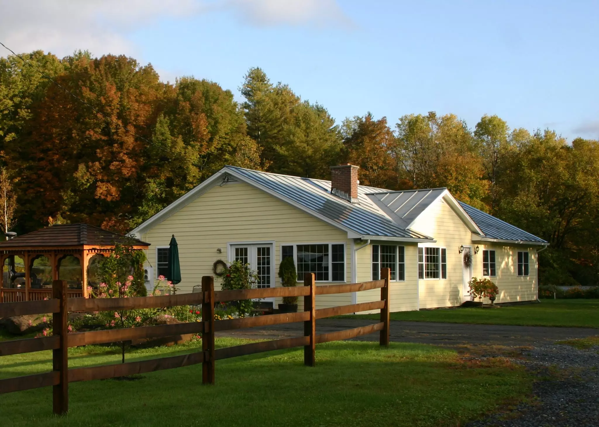 Dana Road House in Autumn